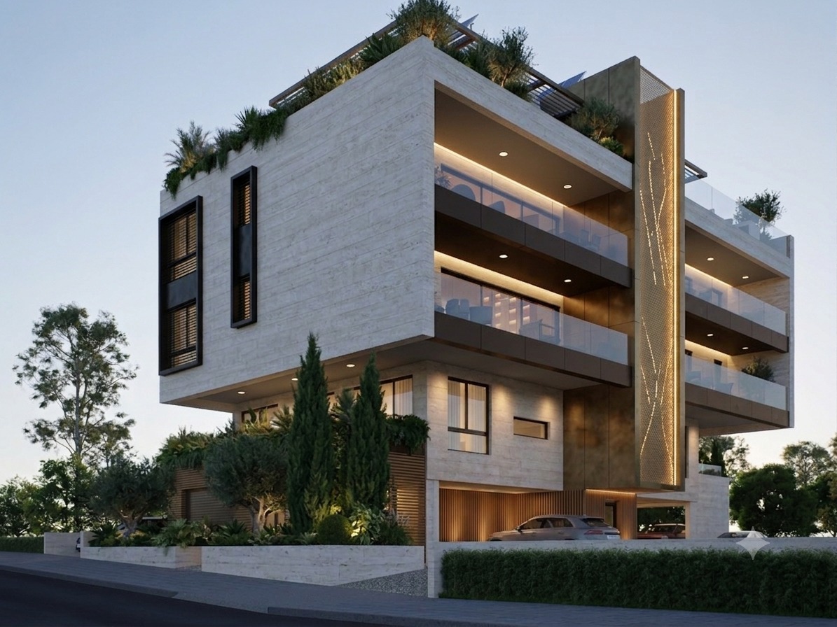 Amber Six residential development in Panthea, Limassol
